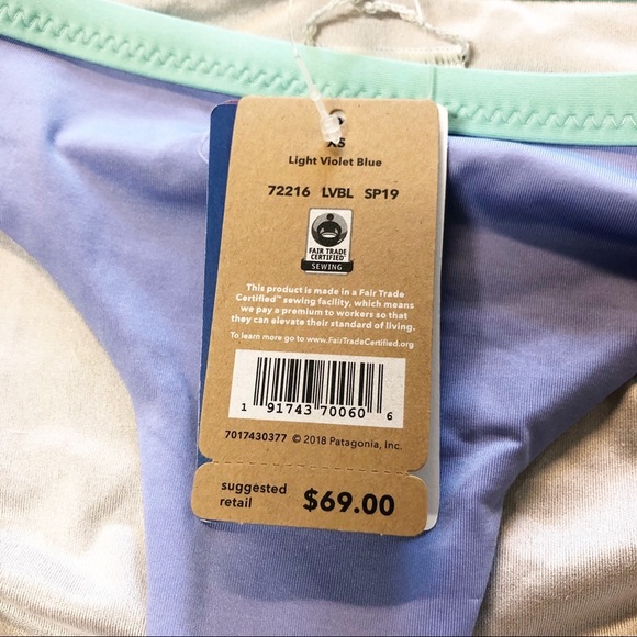 NWT Patagonia Nanogrip Bottoms Bikini Swim Low Rise Surf Botttom Women's Size XS - Picture 6 of 10